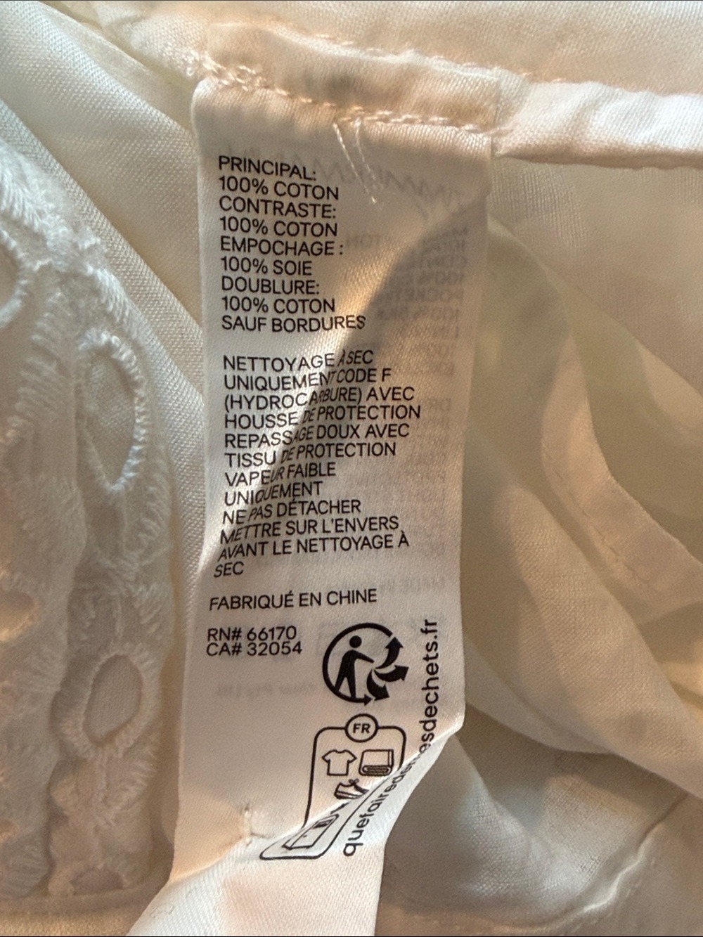 Zimmermann Matchmaker Anglaise Ivory Cotton crochet Pant US Size 4 NWT - Picture 14 of 14